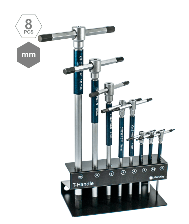 8pcs Blue T-Handle Tool Set