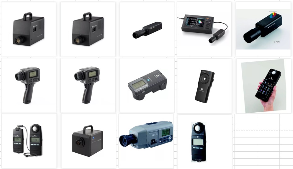 KONICA MINOLTA Light and Display Measurement Instruments (Japan)